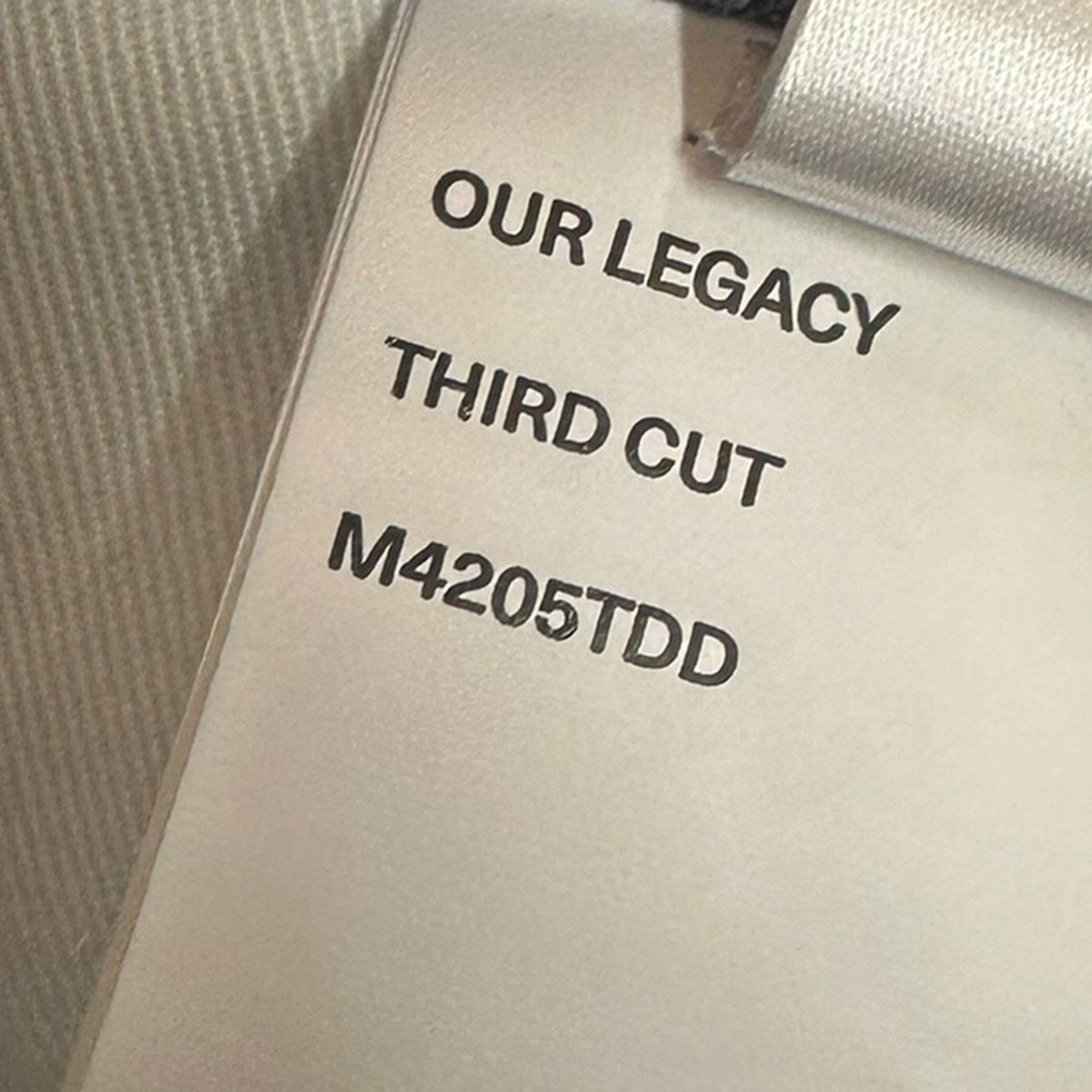 THIRD CUT転写プリントデニムパンツM4205TDD