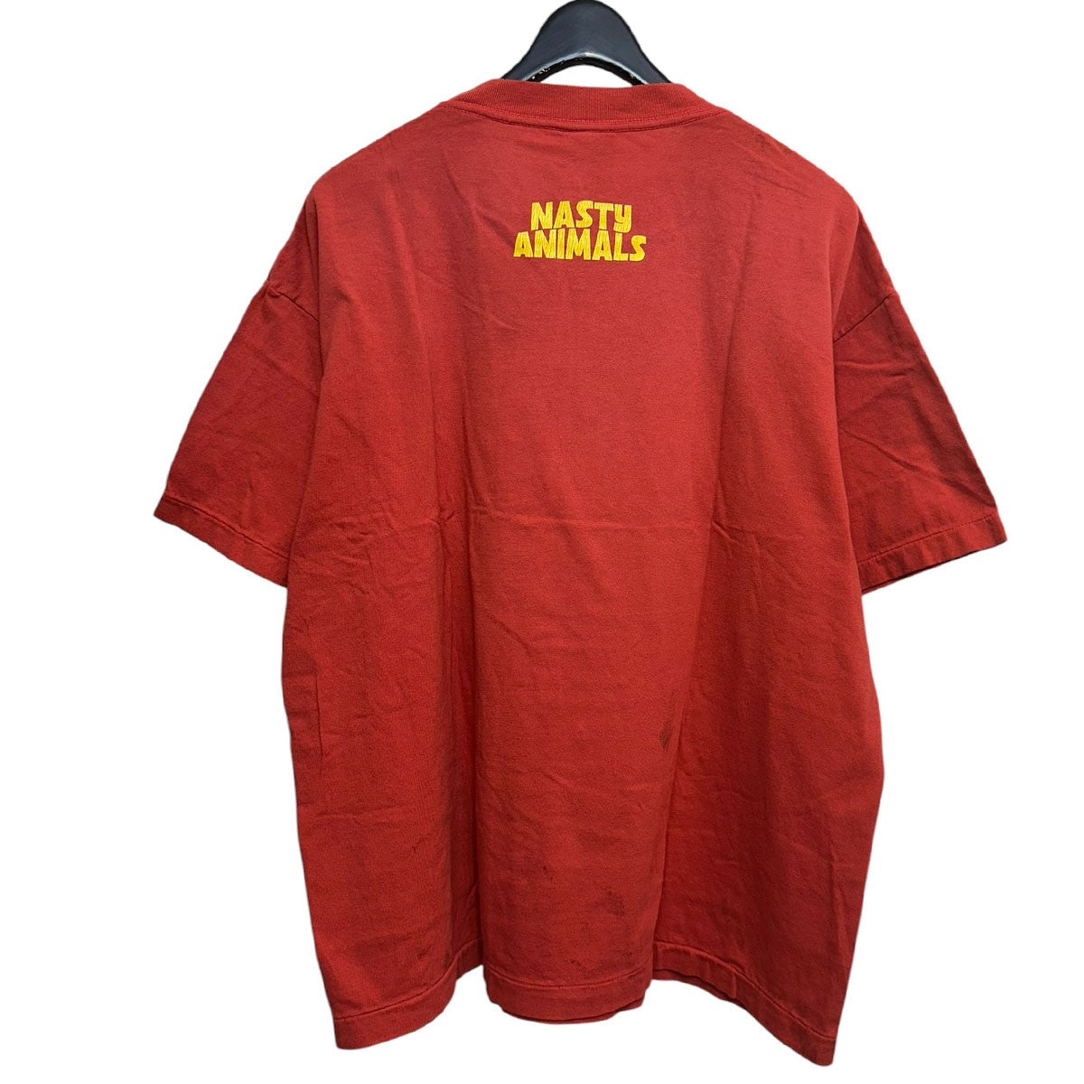 25AWSS TEE／SAINTエイジング加工ロゴプリントTシャツSM-HR1-0000-025