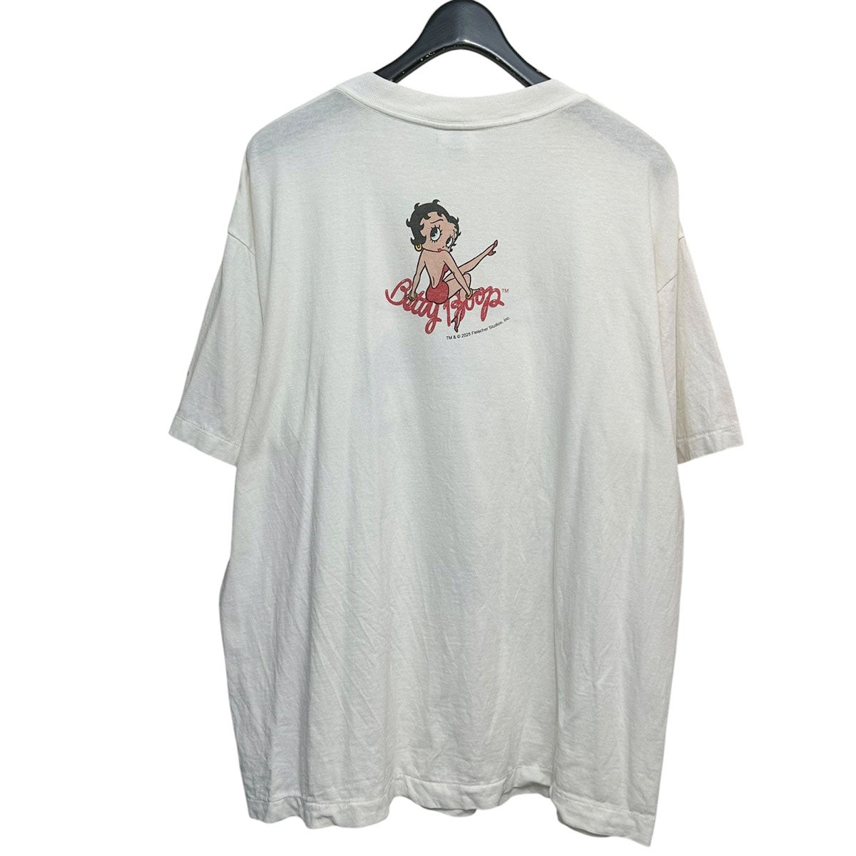 25AWBetty Boop SS Teeビンテージ加工キャラクタープリントTシャツSM-HR1-0000-C40