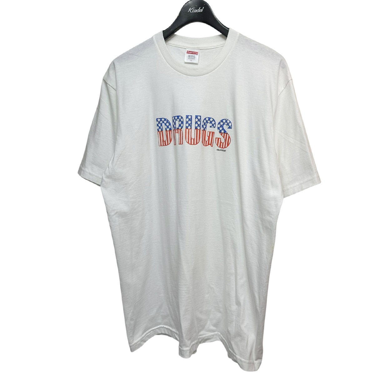 24AWDrugs TeeロゴプリントTシャツ