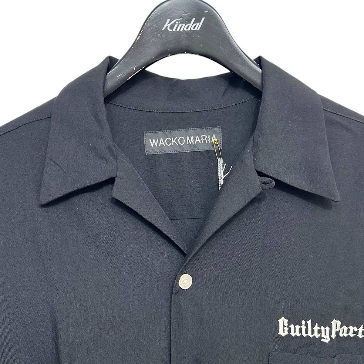 50’S SHIRT S S (TYPE-2)ロゴ刺繍オープンカラー半袖シャツ25SS-WMS-OC06
