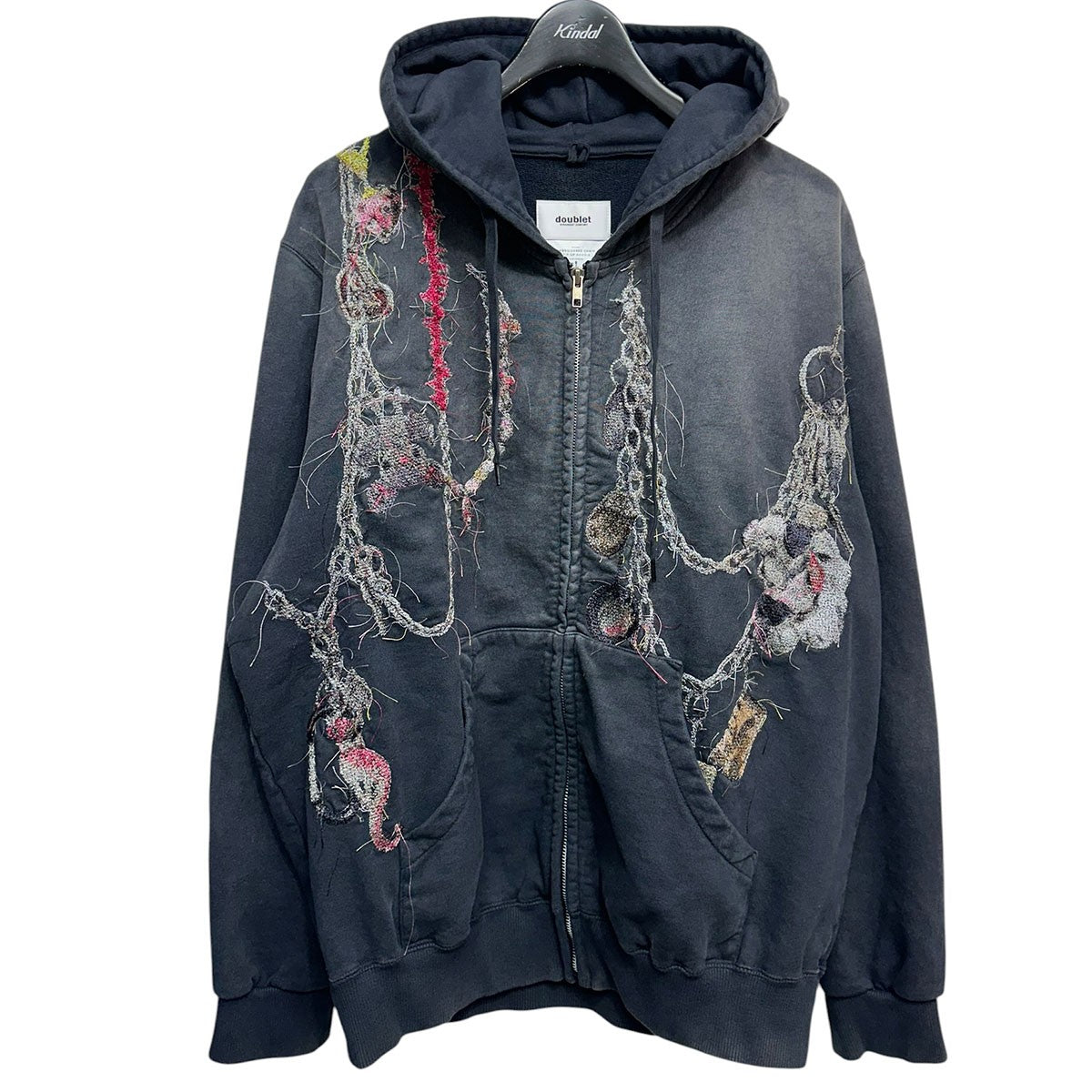 25AWEMBROIDERED CHAIN ZIP-UP HOODIE25AW43CS405