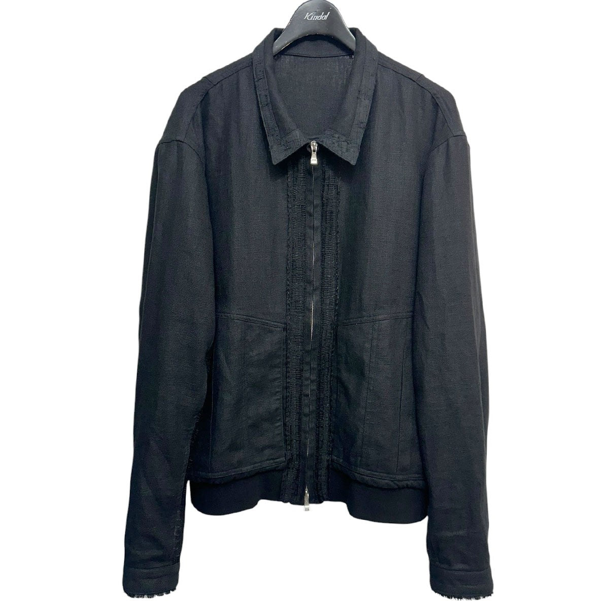 25SSEP．7 03JACKETジップアップリネンジャケット