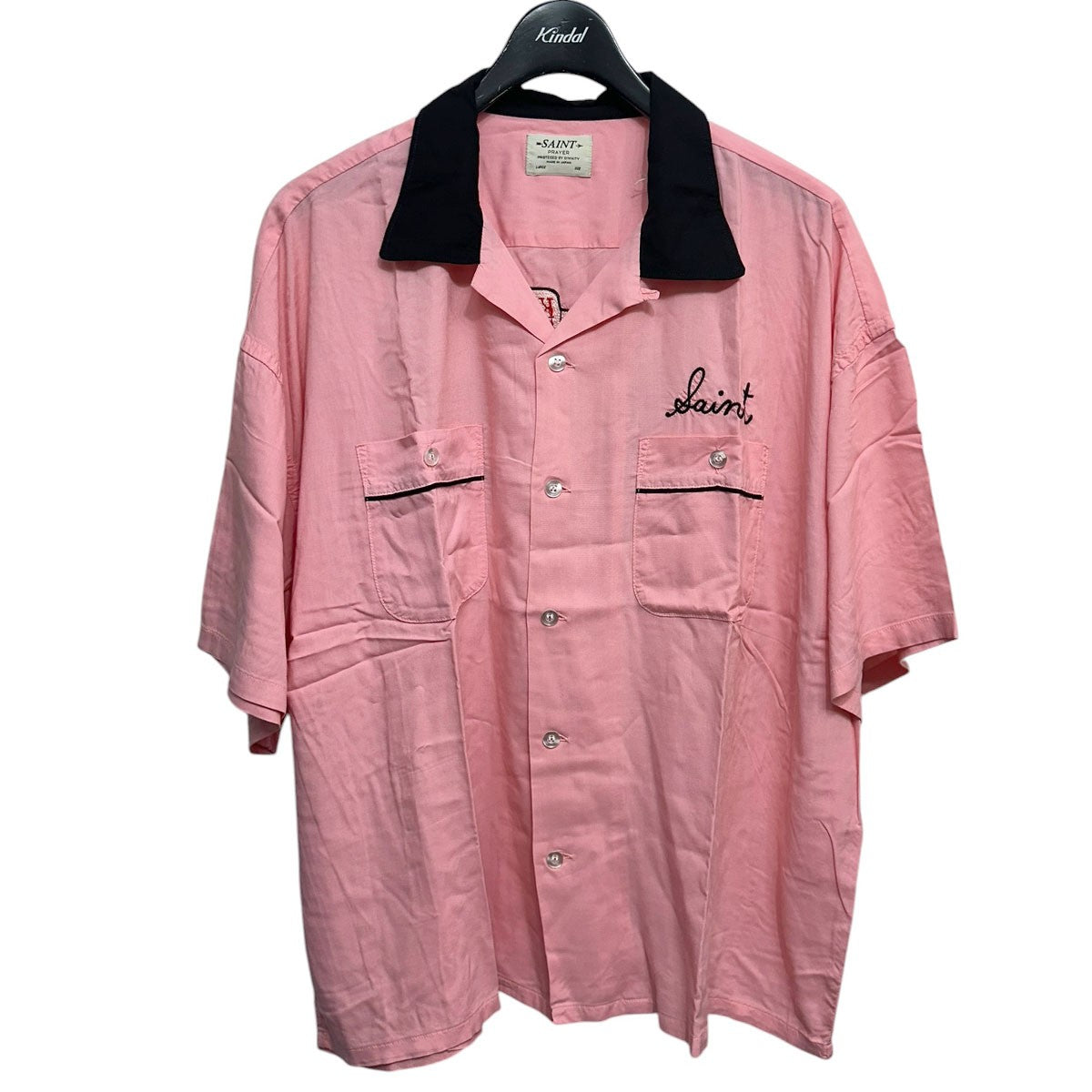 26SSBOWLING SHIRT刺繍ボーリングシャツsm-mk8-0000-036