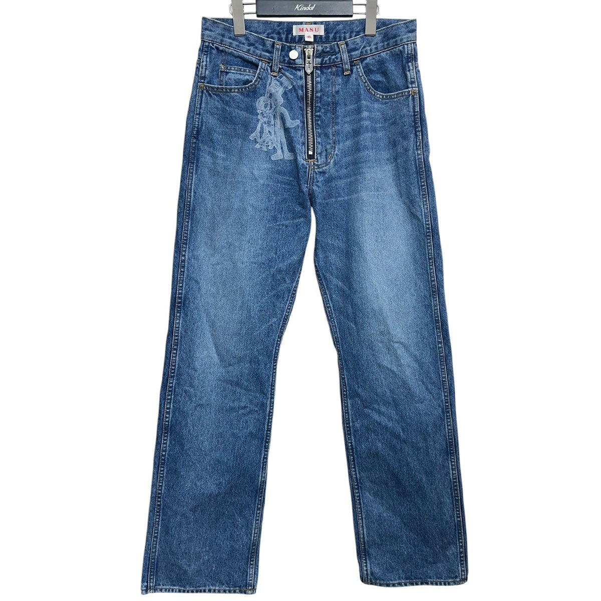 MASUBOYS STRAIGHT JEANS(KEYHOLDER)キーホルダープリントストレートジーンズMBSS-PT0124L