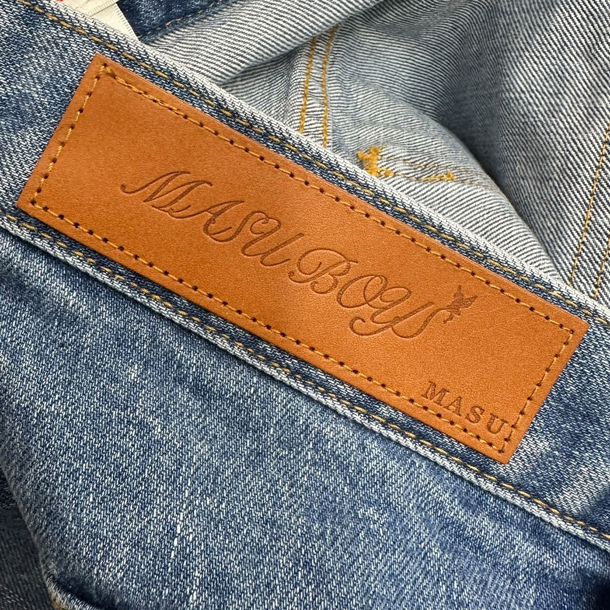 MASUBOYS STRAIGHT JEANS(KEYHOLDER)キーホルダープリントストレートジーンズMBSS-PT0124L