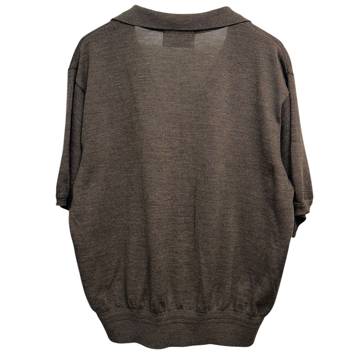 WOOL KNIT HALF SLEEVE POLOウールニットハーフスリーブポロ26880601
