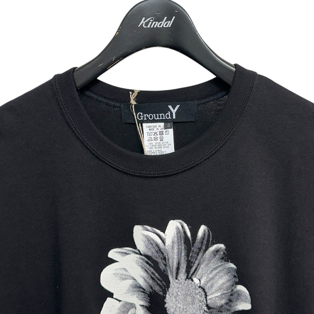 26SSJERSEY FLOWER T-SHIRTフラワープリントTシャツGK-T83-070
