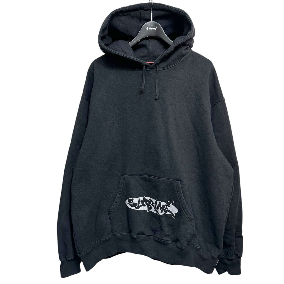25SSNEW WORLD ORDER HOODED SWEATSHIRTプリントプルオーバーフーディー