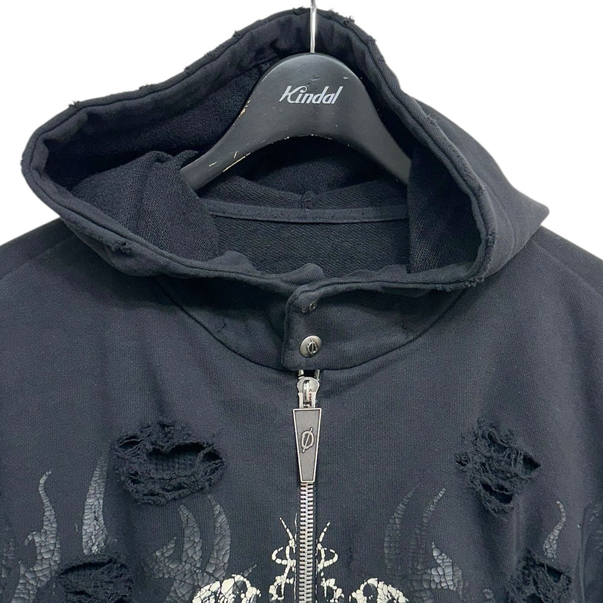 DROPOUT HOODIEドロップアウトフーディー ダメージ加工パーカー