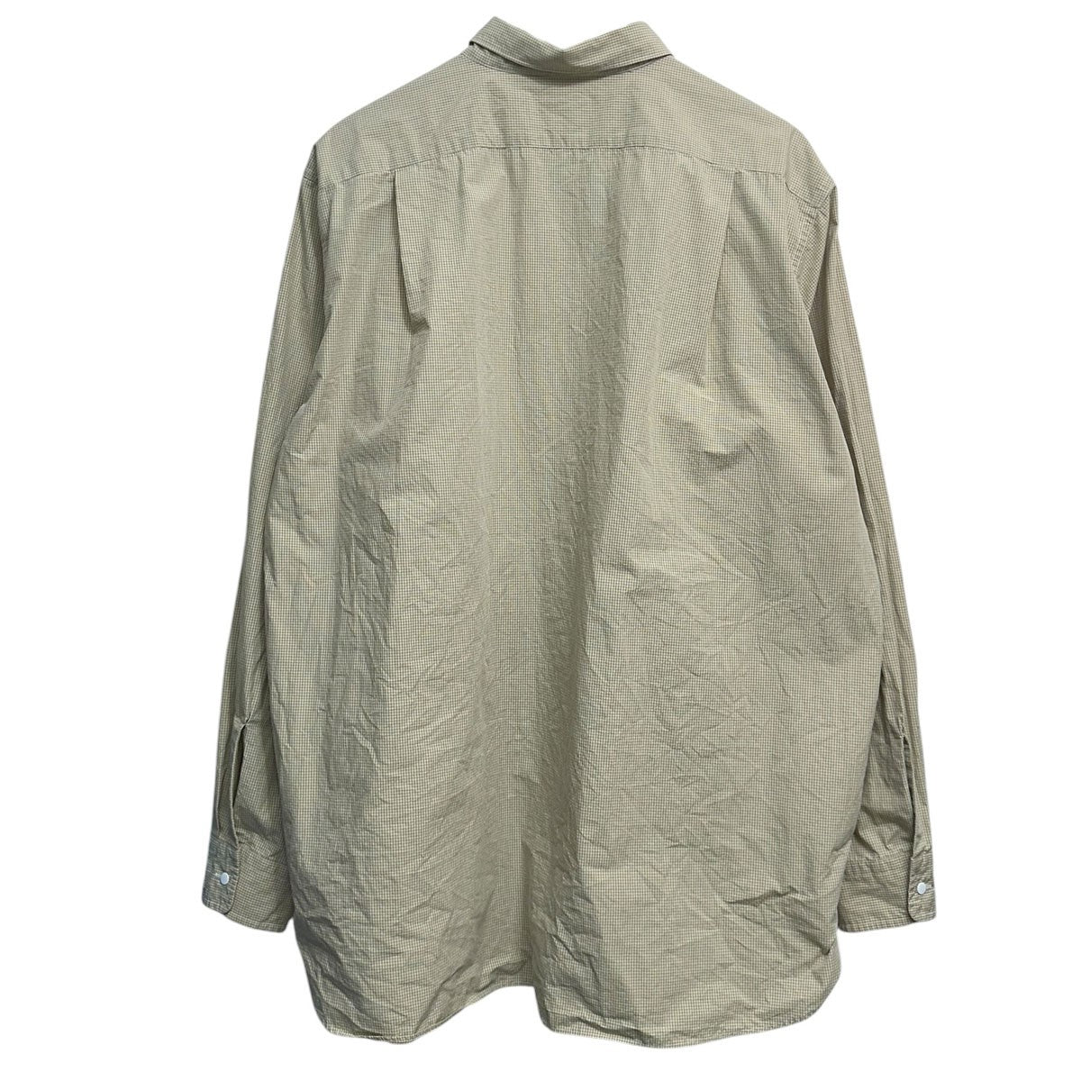 Regular Collar Gingham Check Wind ShirtレギュラーカラーギンガムチェックウィンドシャツS25SG094