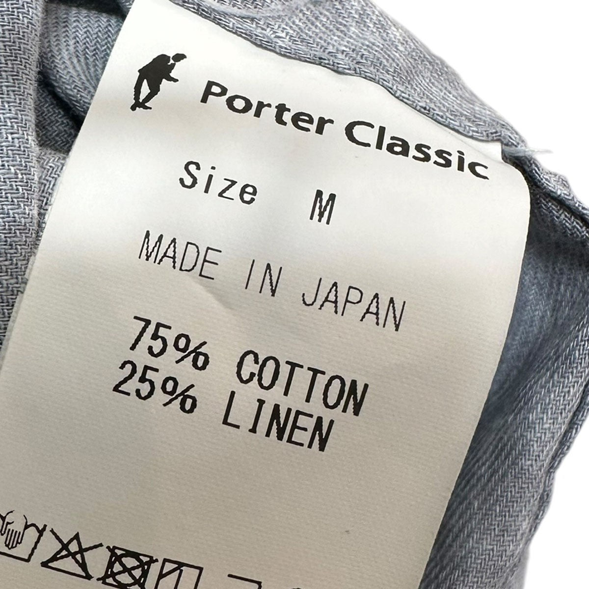 MONSIEUE KURATA COTTON LINEN SHORT SLEEVE SHIRTムッシュクラタコットンリネンショートスリーブシャツ
