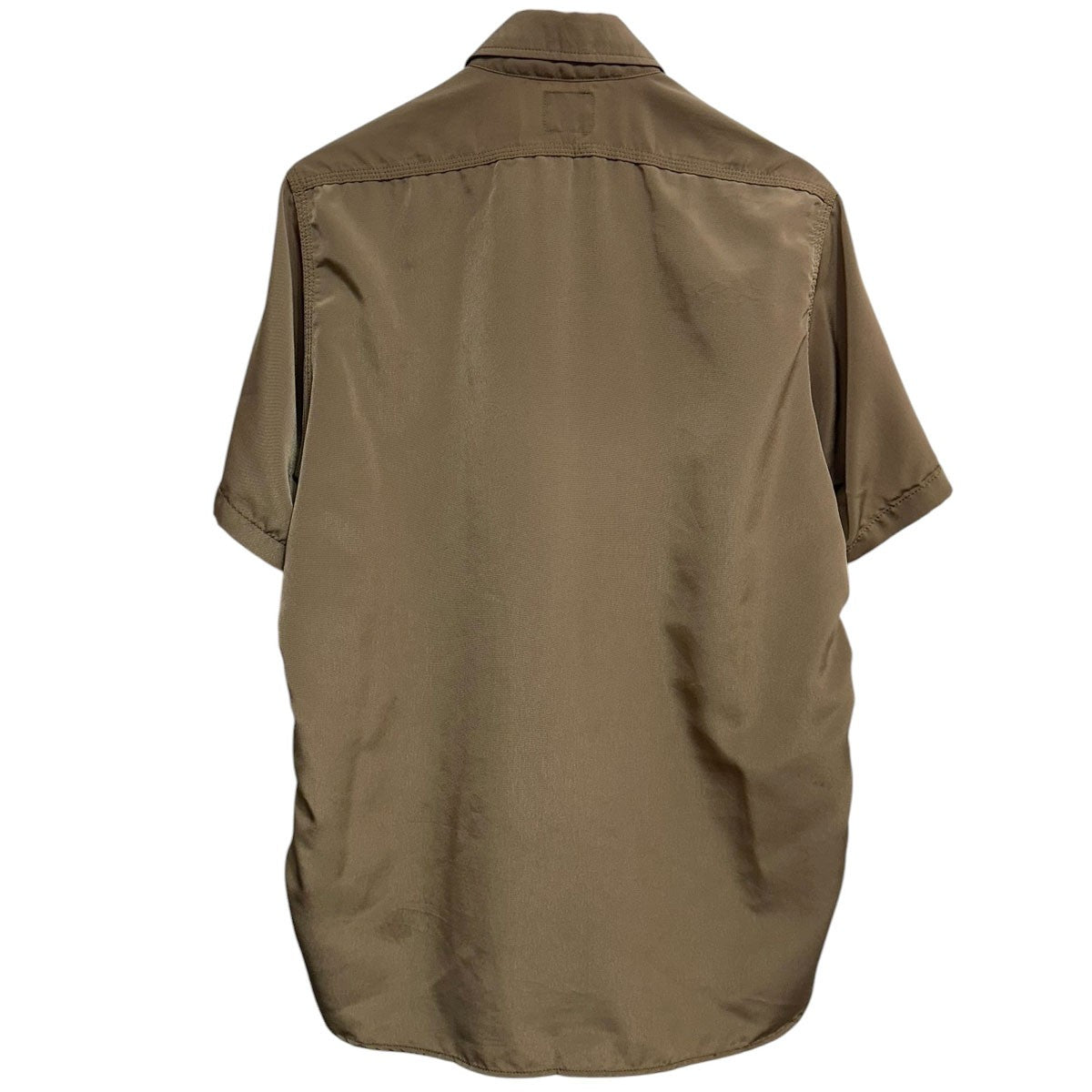 S／S Work Shirt - Poly Clothパピヨン刺繍半袖ワークシャツシャツKP180