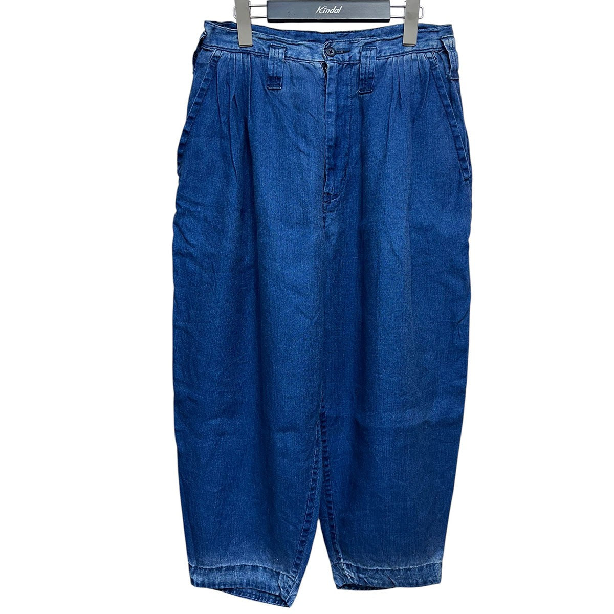 INDIGO LINEN BEBOP PANTSインディゴリネンビバップパンツ