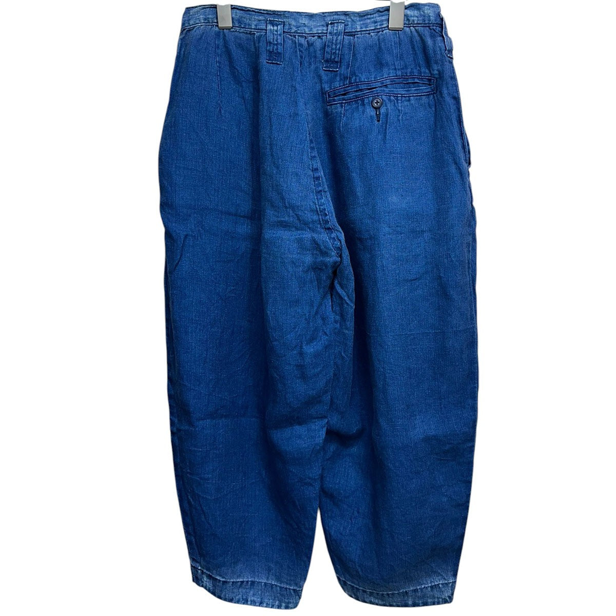INDIGO LINEN BEBOP PANTSインディゴリネンビバップパンツ