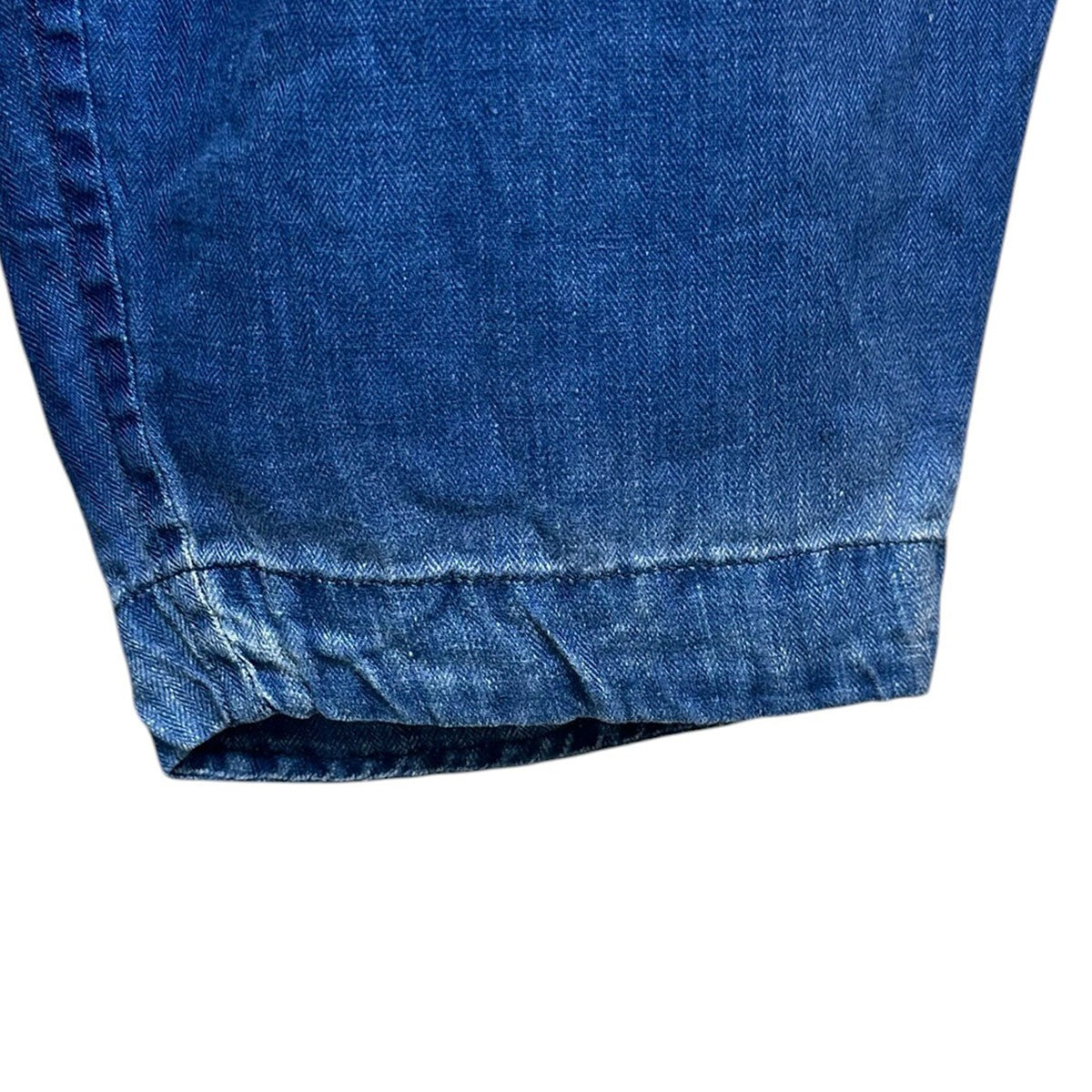 INDIGO LINEN BEBOP PANTSインディゴリネンビバップパンツ