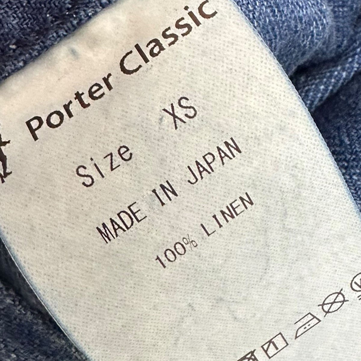INDIGO LINEN BEBOP PANTSインディゴリネンビバップパンツ
