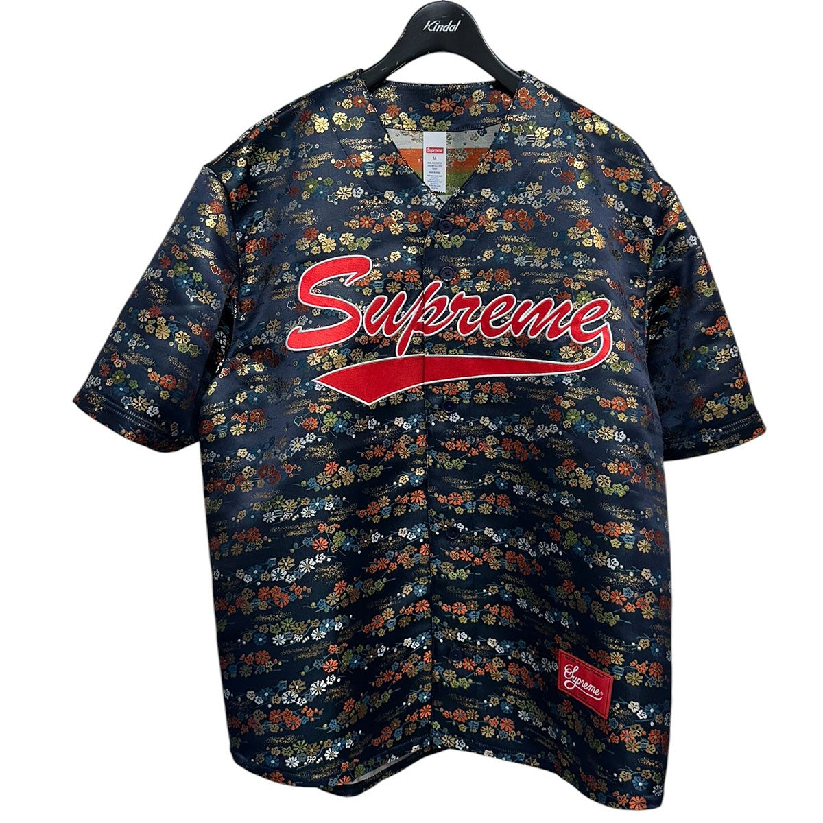 26SSFloral Jaquard Baseball Jerseyフローラルジャガードベースボールジャージ 半袖シャツ