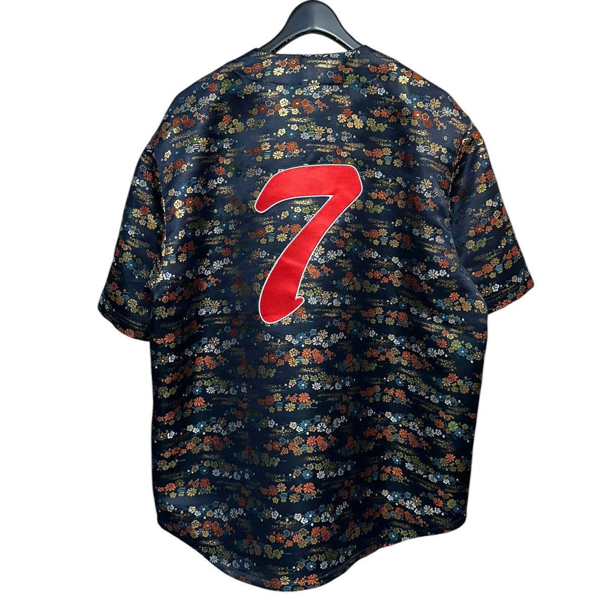 26SSFloral Jaquard Baseball Jerseyフローラルジャガードベースボールジャージ 半袖シャツ