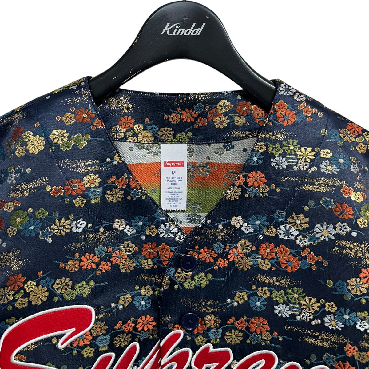 26SSFloral Jaquard Baseball Jerseyフローラルジャガードベースボールジャージ 半袖シャツ