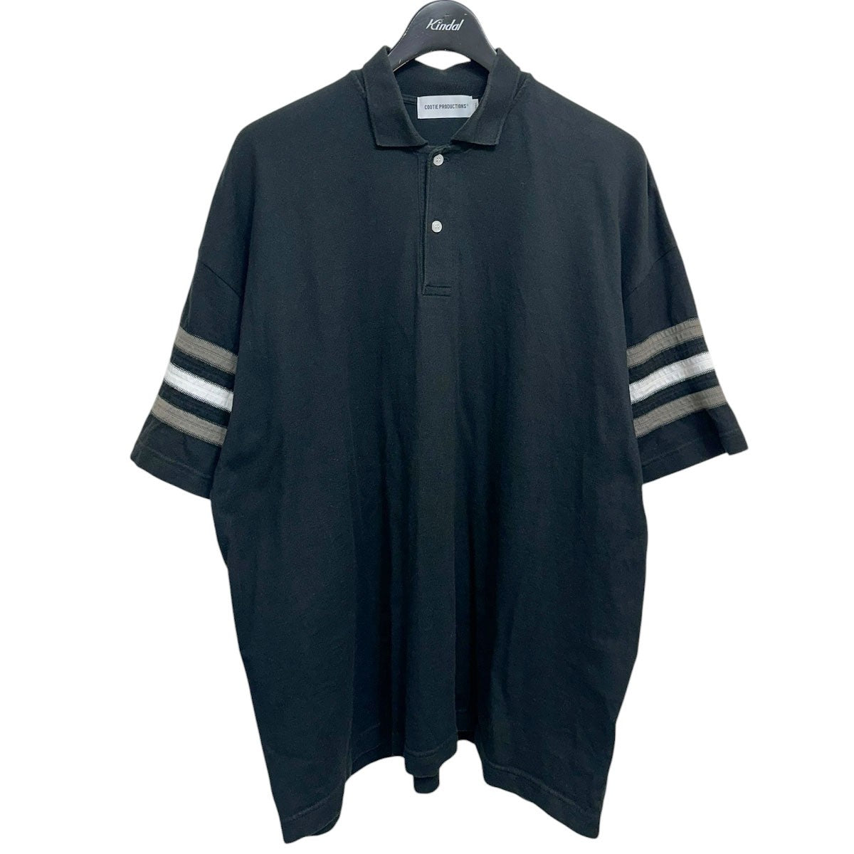 Jacquard Sleeve S／S Poloジャガードスリーブポロシャツ