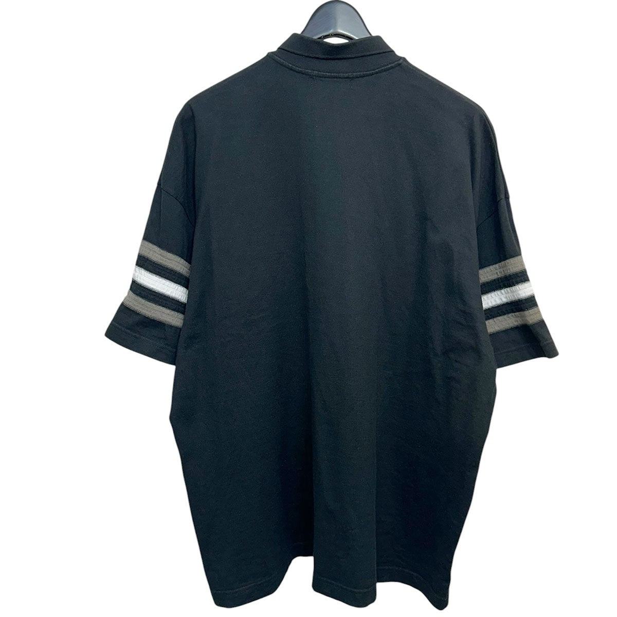 Jacquard Sleeve S／S Poloジャガードスリーブポロシャツ
