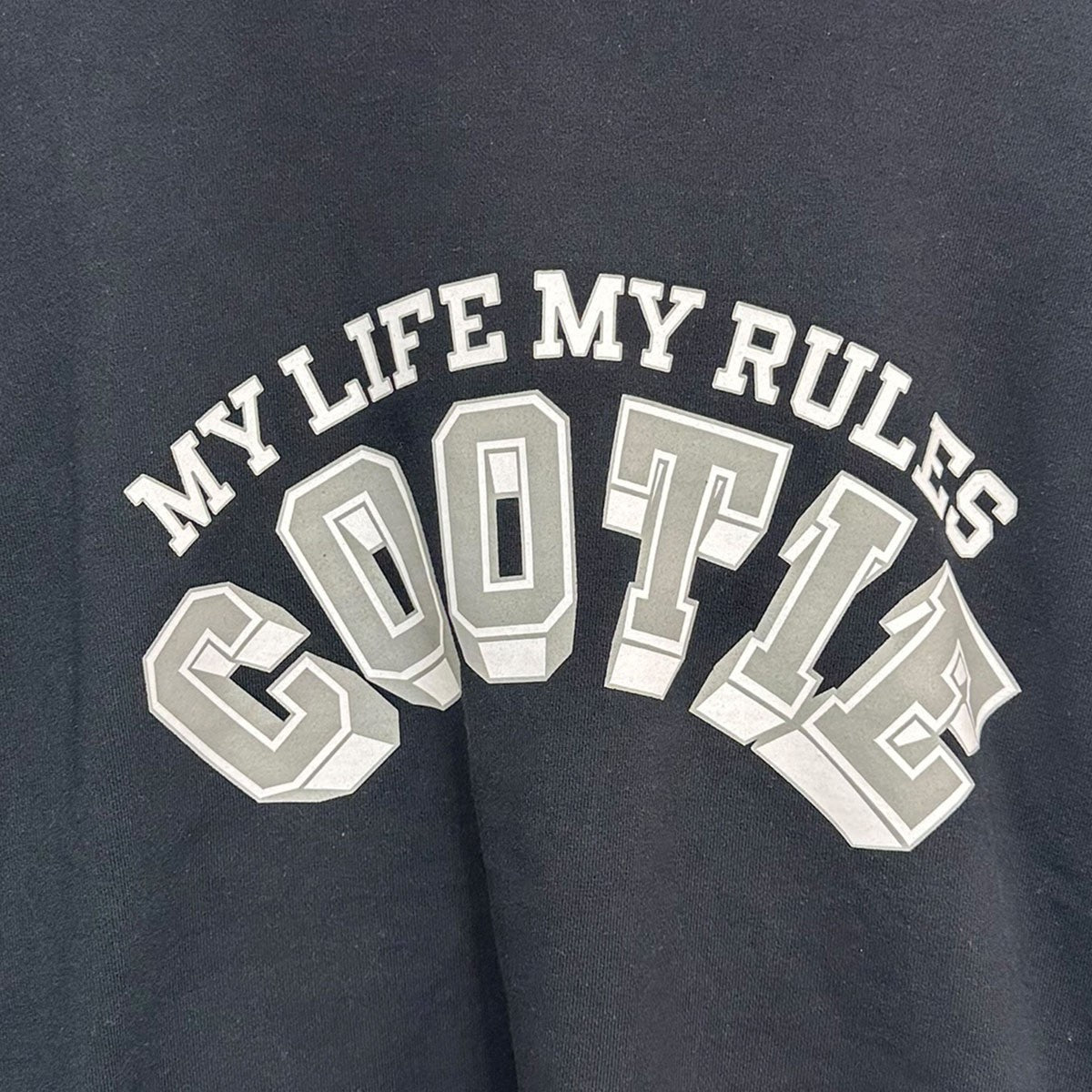 旗艦店限定 Open End Yarn Print Sweat Crewロゴクルーネックスウェットシャツ