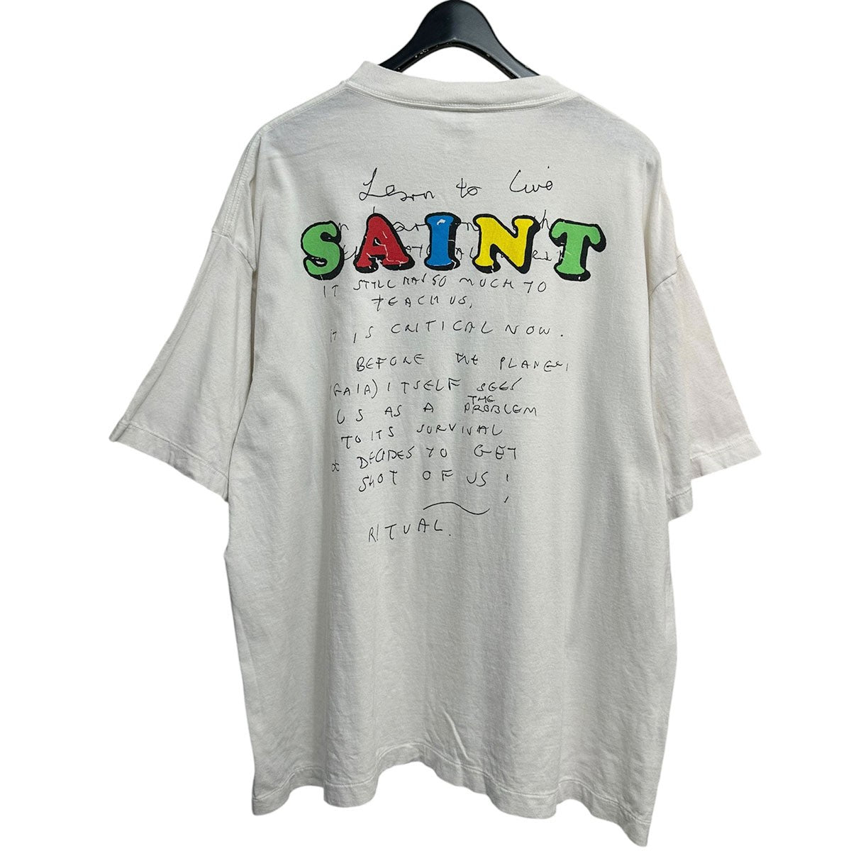 Jamie Reid S／S T-SHIRT Eヴィンテージ加工プリントＴシャツSM-MK8-0000-C04