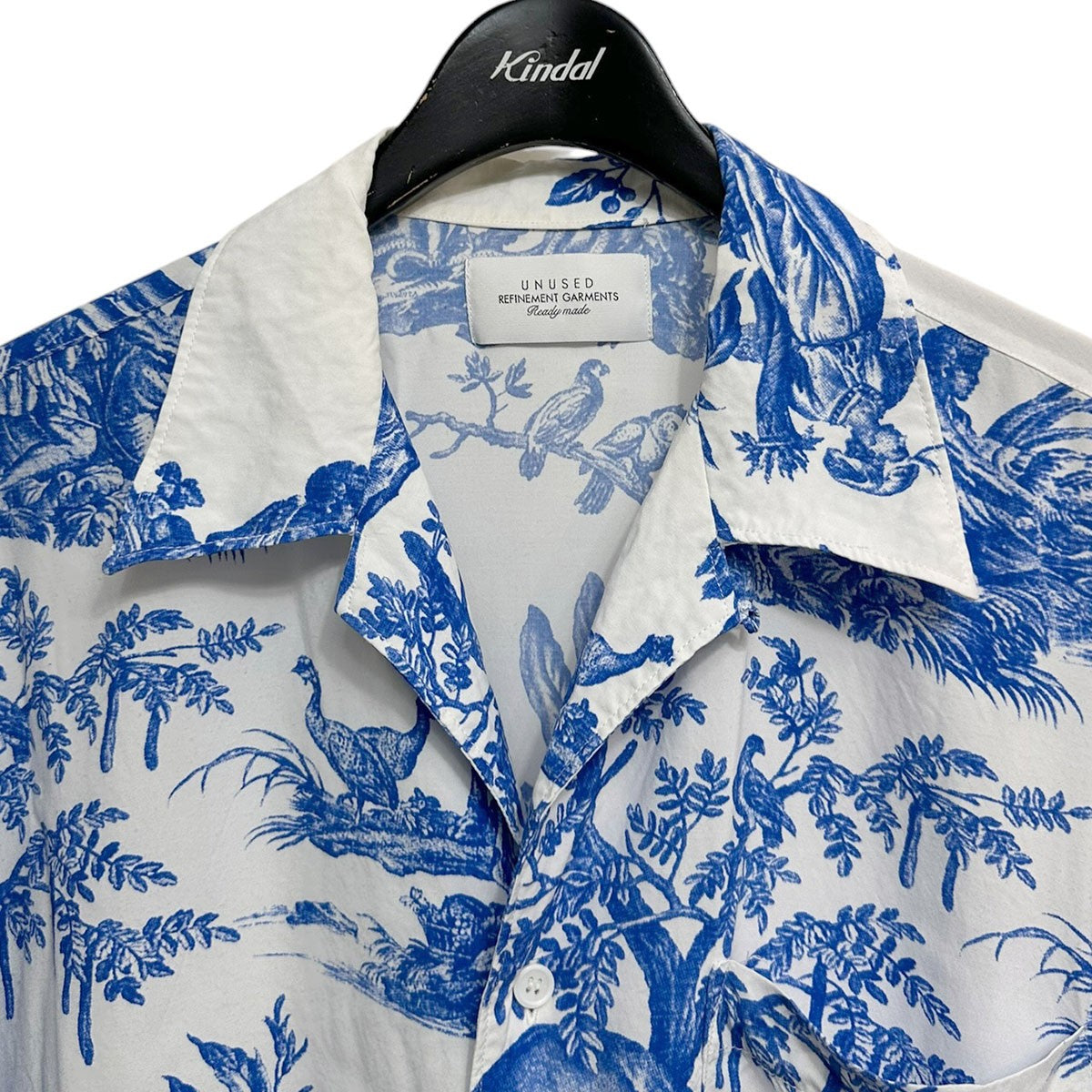 24SS4 Continents Print Short Sleeve ShirtオープンカラーレーヨンシャツUS2418