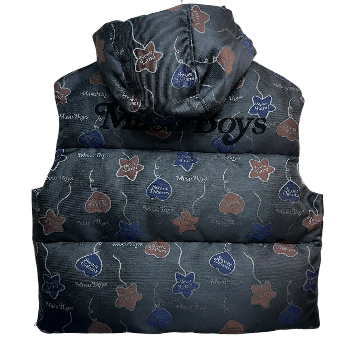 FALLING BALLOON DOWN VEST GRAPHIC BY VERDYダブルネームグラフィックプリントダウンベストMPFW-V0124