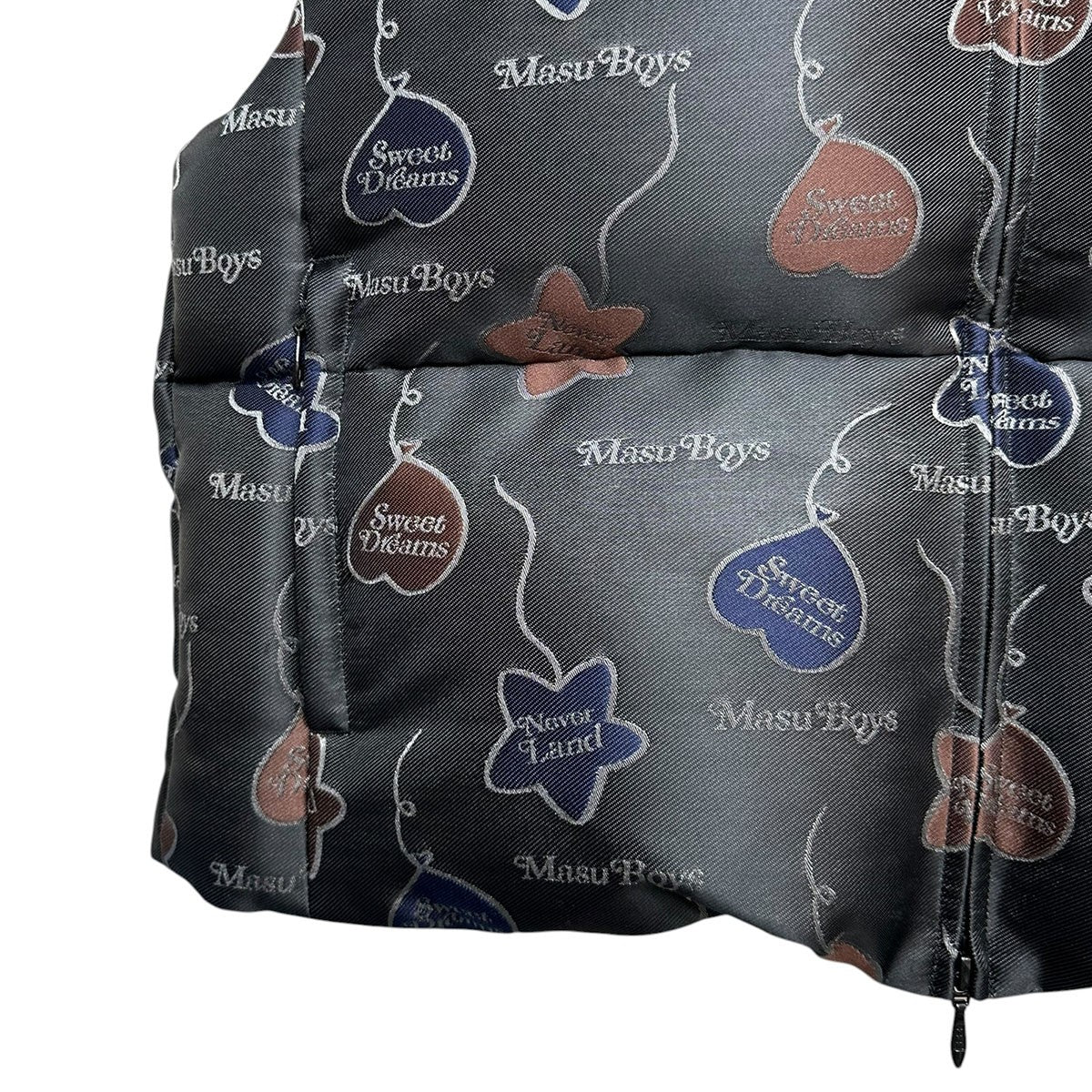 FALLING BALLOON DOWN VEST GRAPHIC BY VERDYダブルネームグラフィックプリントダウンベストMPFW-V0124