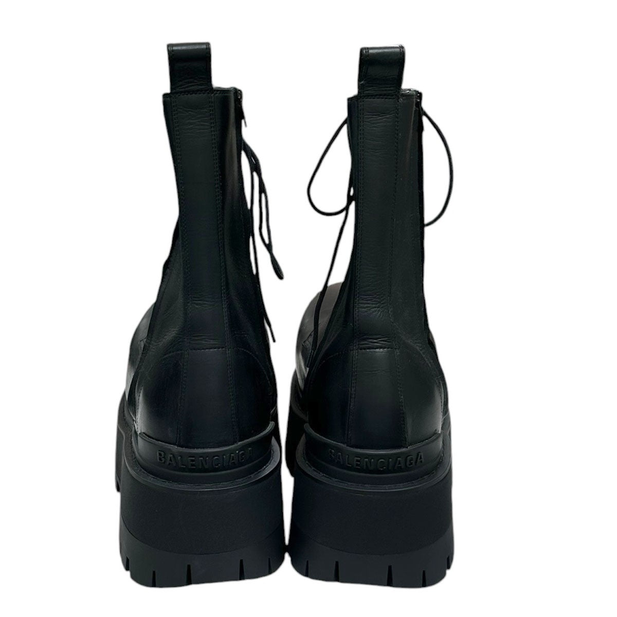 GIANT BOOTSBBロゴダブルサイドジップレザーボリュームソールブーツ813689