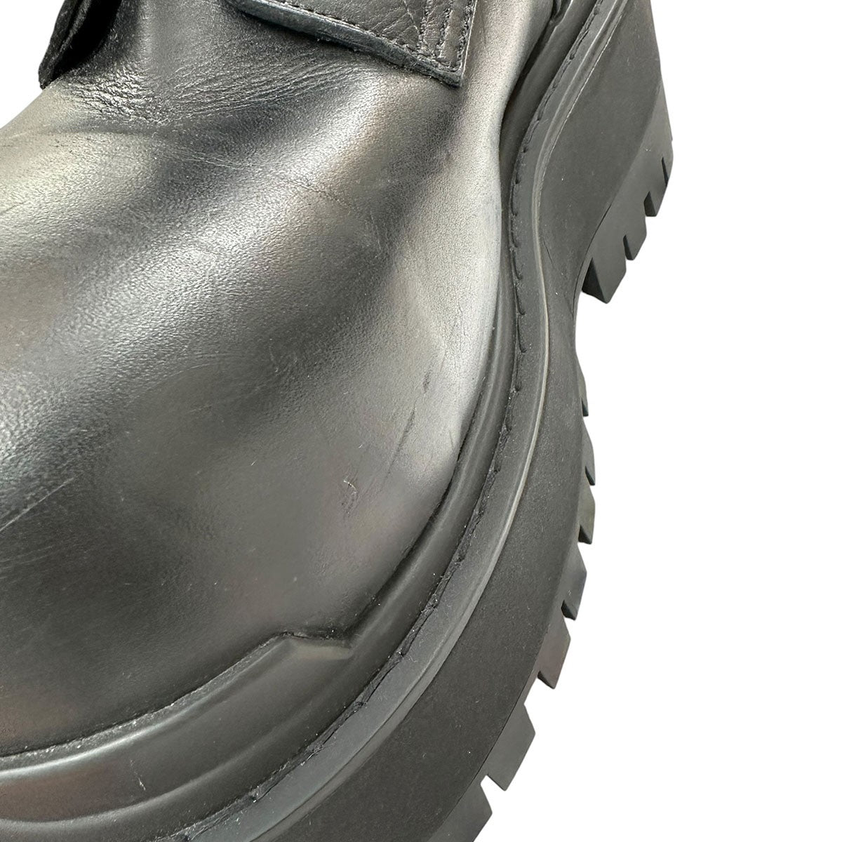 GIANT BOOTSBBロゴダブルサイドジップレザーボリュームソールブーツ813689