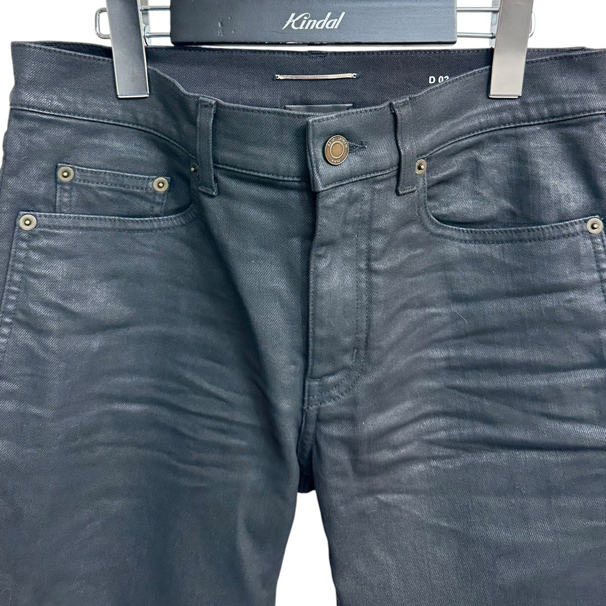 Saint Laurent Paris コーティングスキニーデニムパンツ527389 古着・中古-3枚目のアイテム画像