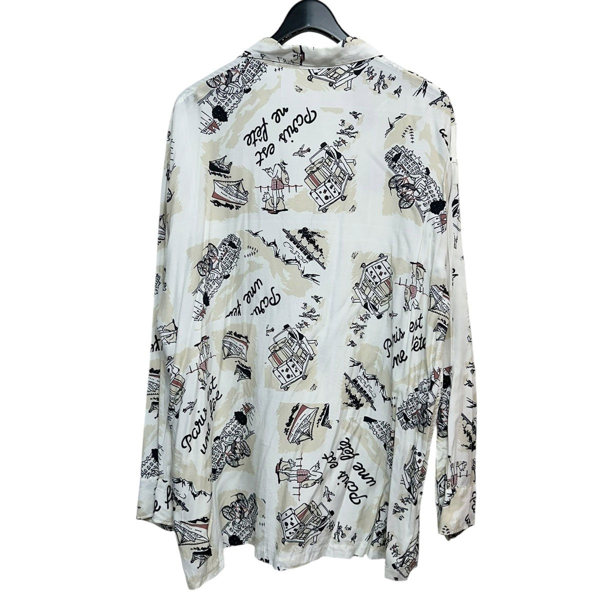 PC GINZA・PC ISETAN EXCLUSIVE ALOHA LONG SHIRT PARIS 移動祝祭日長袖アロハシャツ