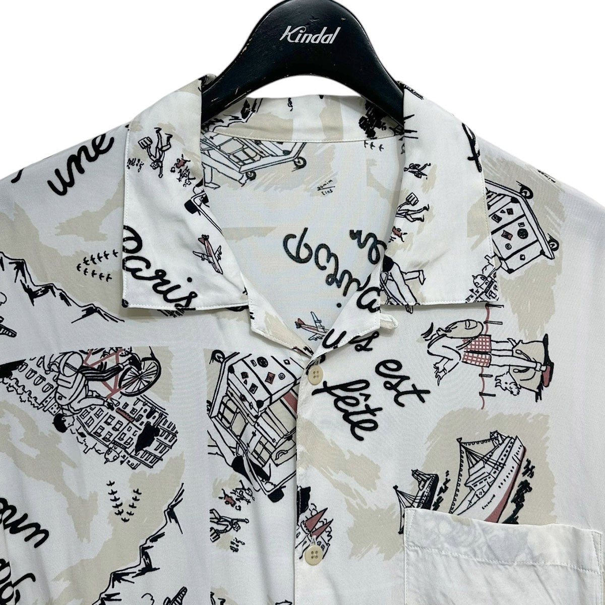 PC GINZA・PC ISETAN EXCLUSIVE ALOHA LONG SHIRT PARIS 移動祝祭日長袖アロハシャツ
