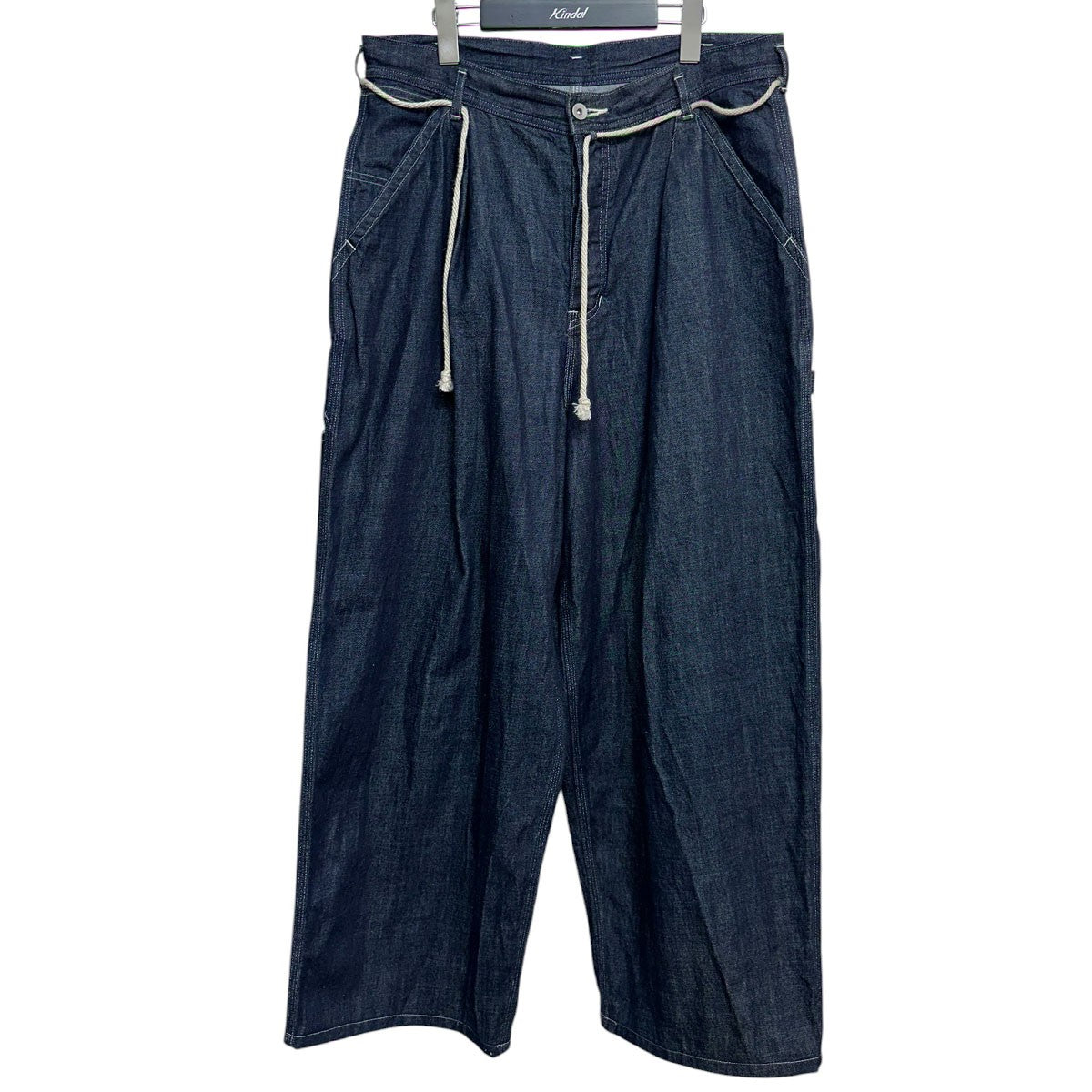 MARKA TUCK WIDE PAINTER PANTS 10oz ORGANIC COTTON DENIMデニムワイドペインターパンツM22A-03-PT01C 古着・中古-1枚目のアイテム画像