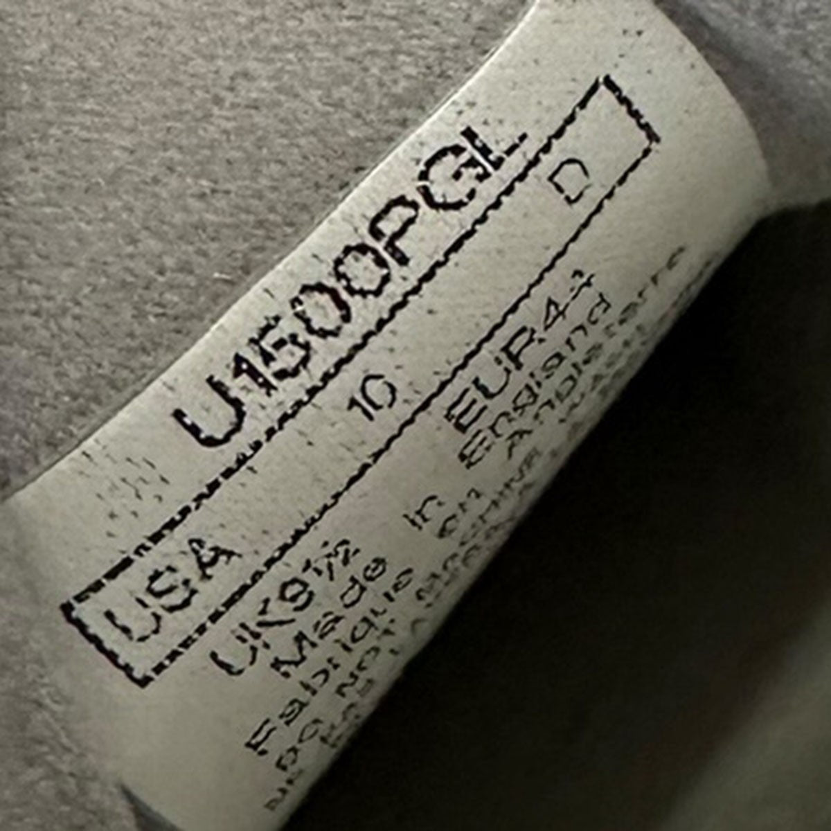MADE IN UK U1500PGLスニーカー
