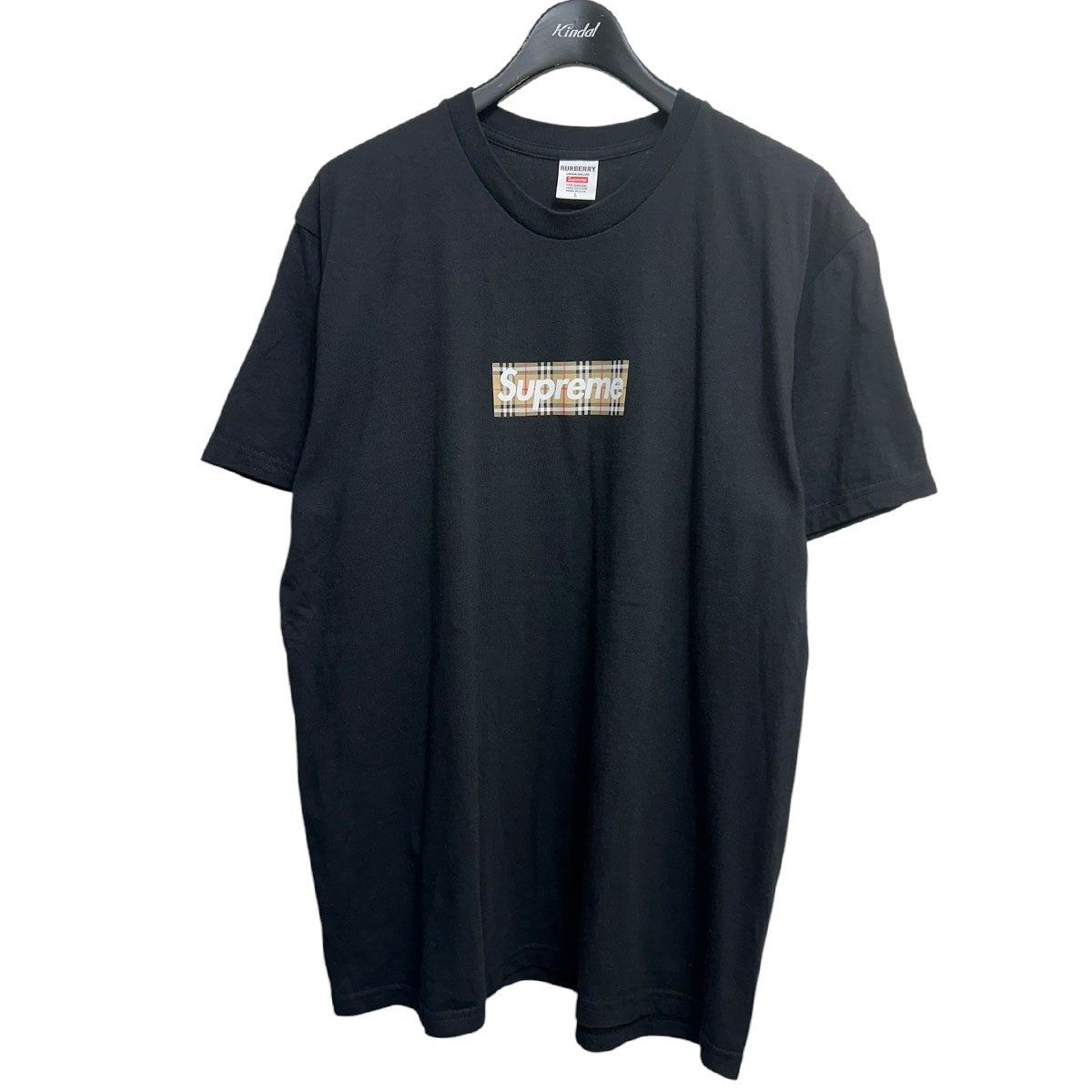 Supreme×BURBERRY 22SSBox Logo TeeノヴァチェックボックスロゴTシャツ 古着・中古-1枚目のアイテム画像