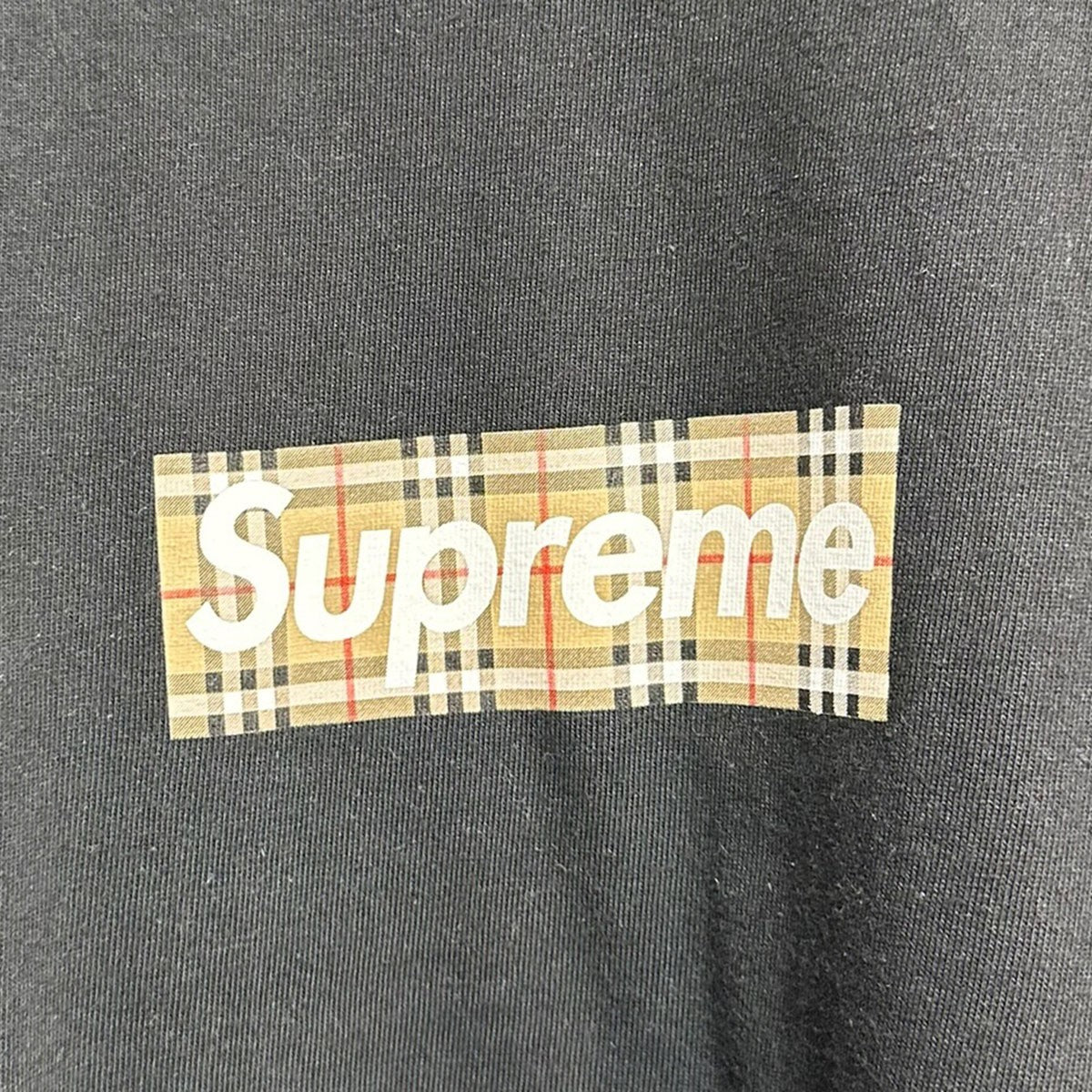 Supreme×BURBERRY 22SSBox Logo TeeノヴァチェックボックスロゴTシャツ 古着・中古-4枚目のアイテム画像