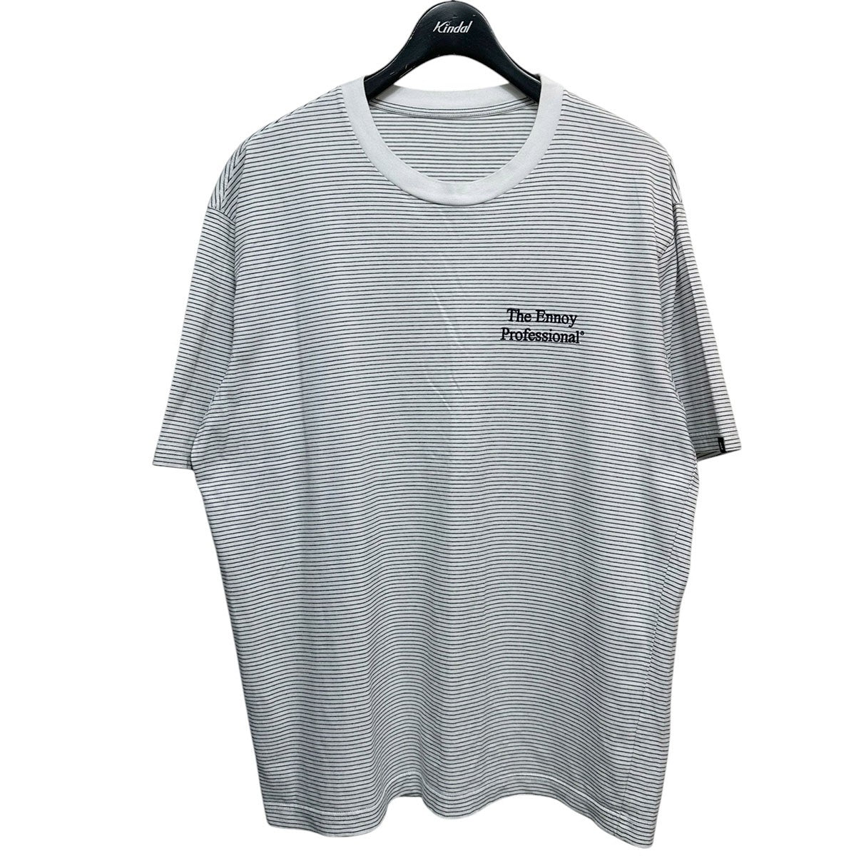 THE ENNOY PROFESSIONAL S／S Border T-Shirtロゴ刺繍ボーダーTシャツ 古着・中古-1枚目のアイテム画像