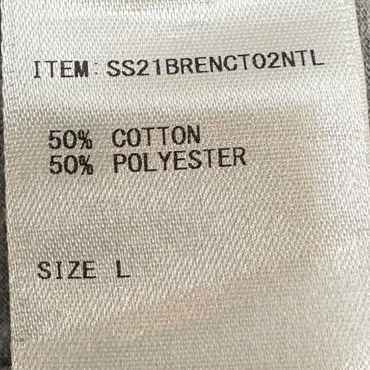 THE ENNOY PROFESSIONAL ロゴ刺繍クルーネックTシャツ 古着・中古-4枚目のアイテム画像