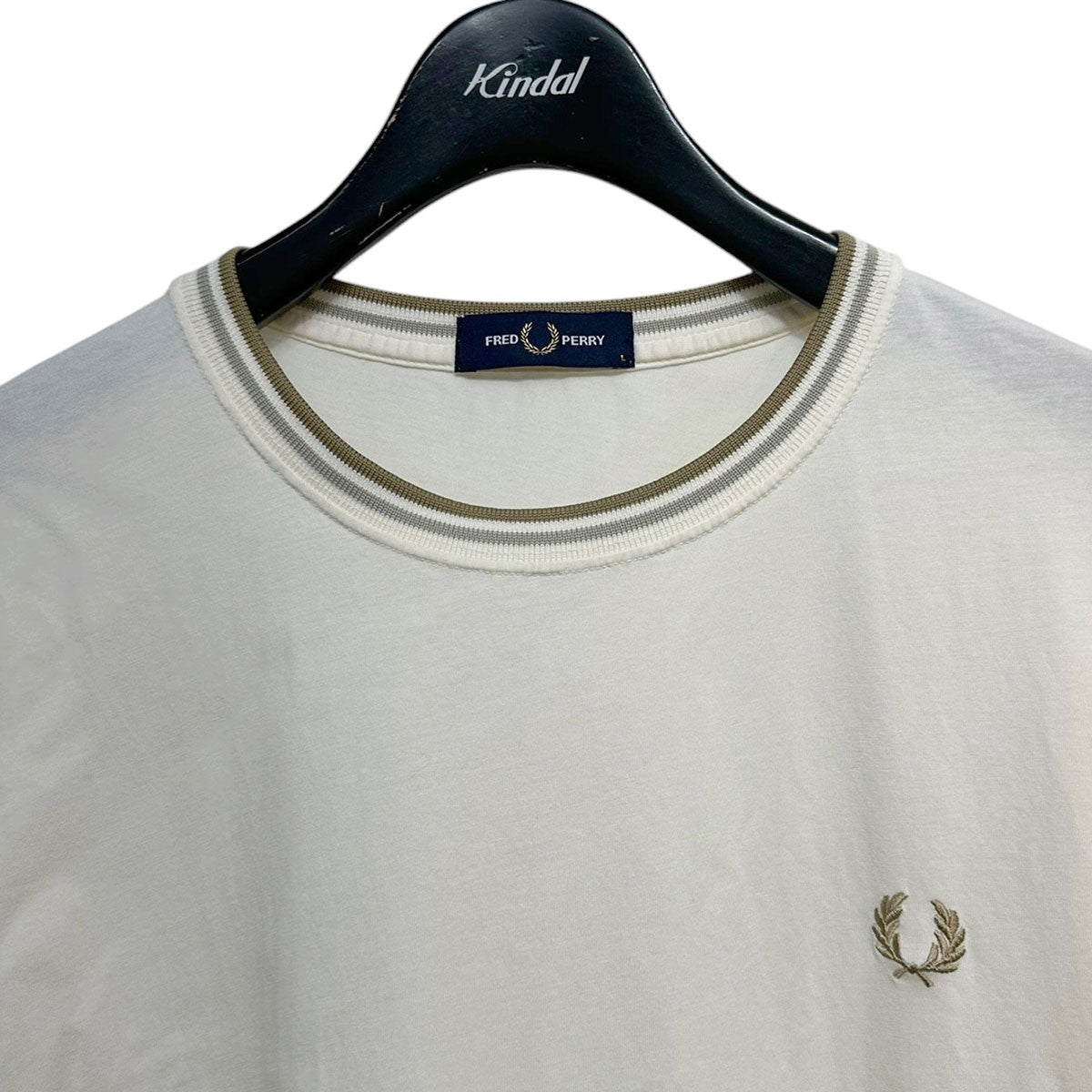 FRED PERRY TWIN TIPPED T-SHIRT胸ロゴTシャツM1588 古着・中古-3枚目のアイテム画像