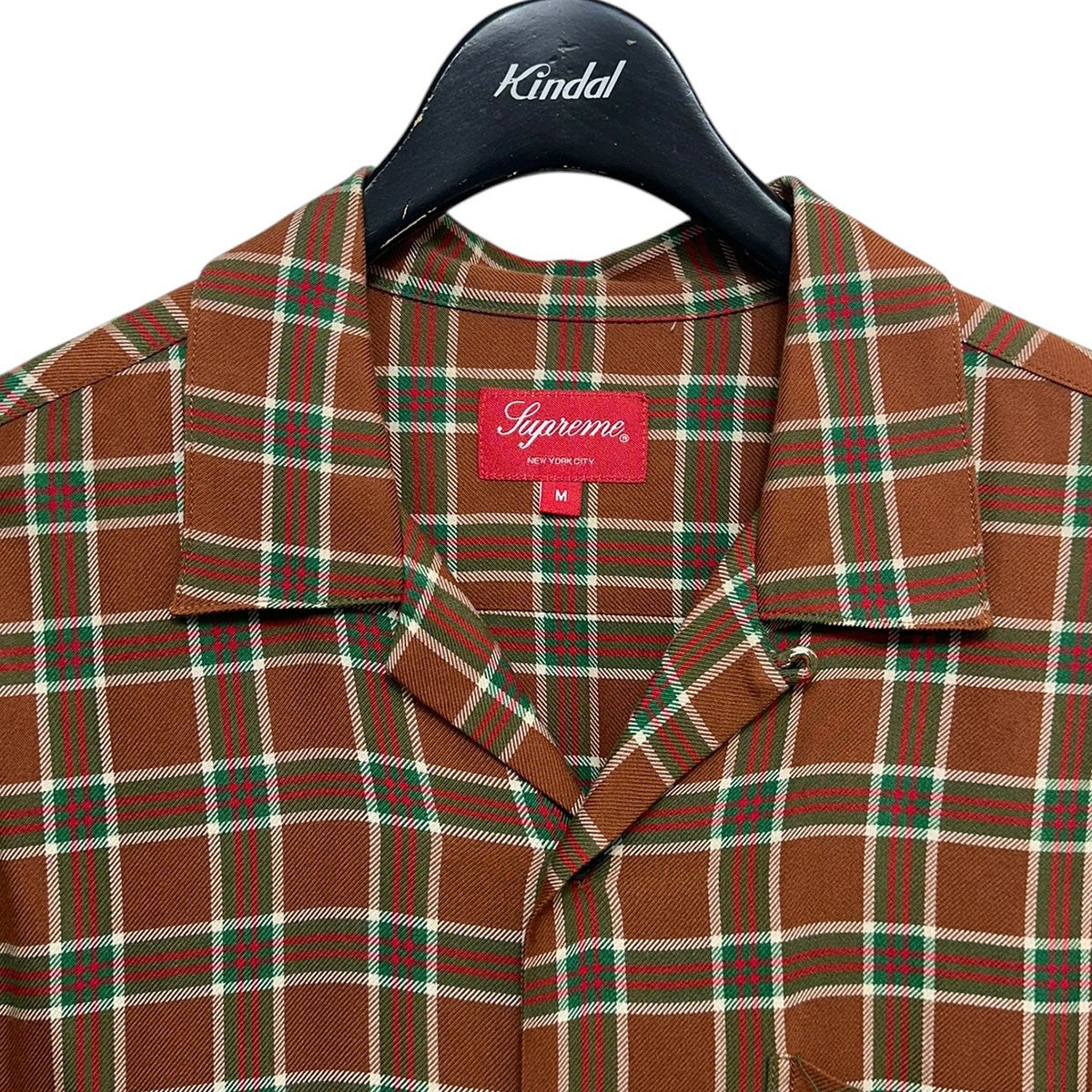 Plad Rayon Shirtチェックレーヨンシャツ
