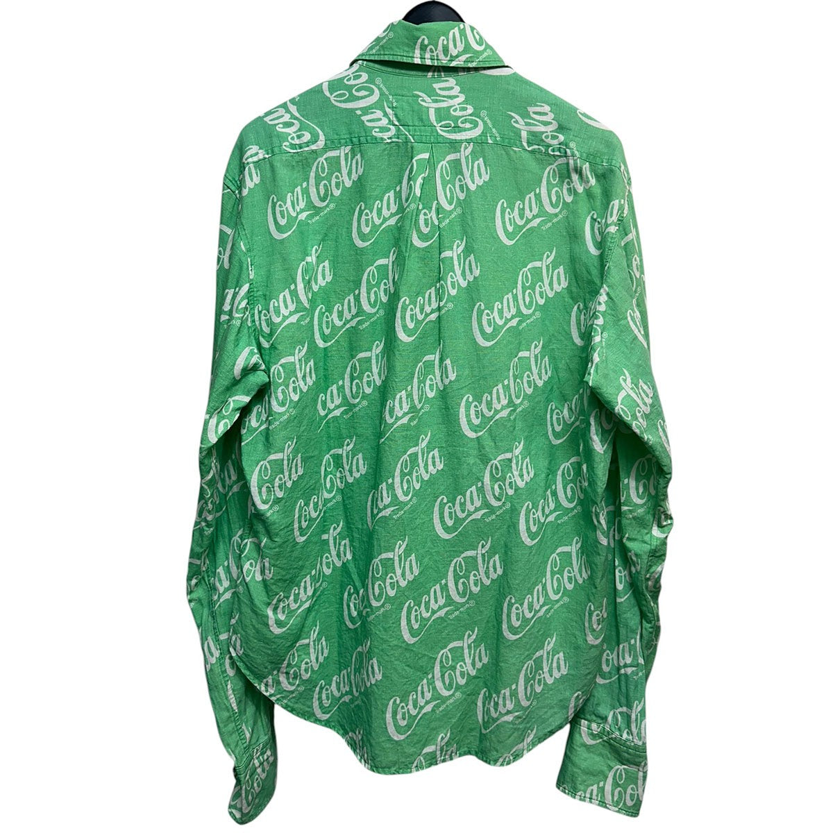 Coca Colaモノグラムシャツ コットンリネン