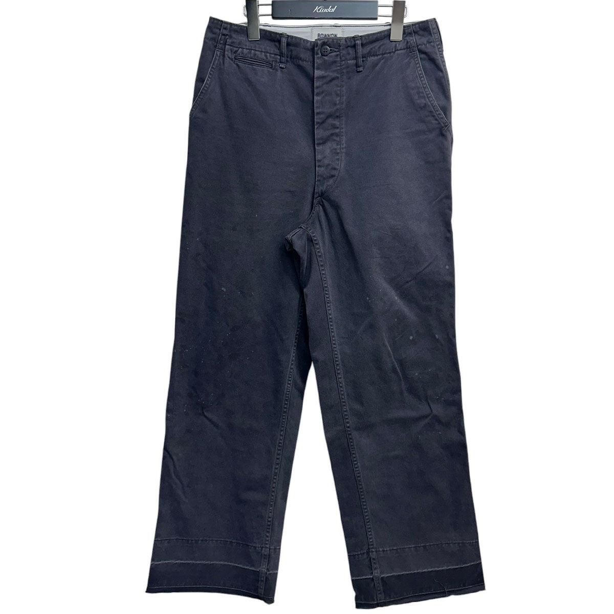 26SSBLACK WORK TROUSERS AGEDヴィンテージ加工チノパンツ