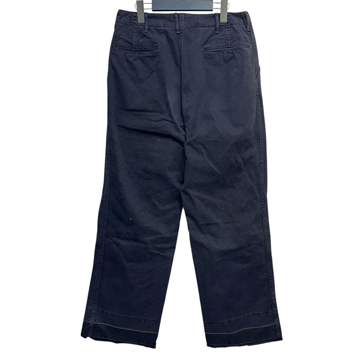 26SSBLACK WORK TROUSERS AGEDヴィンテージ加工チノパンツ
