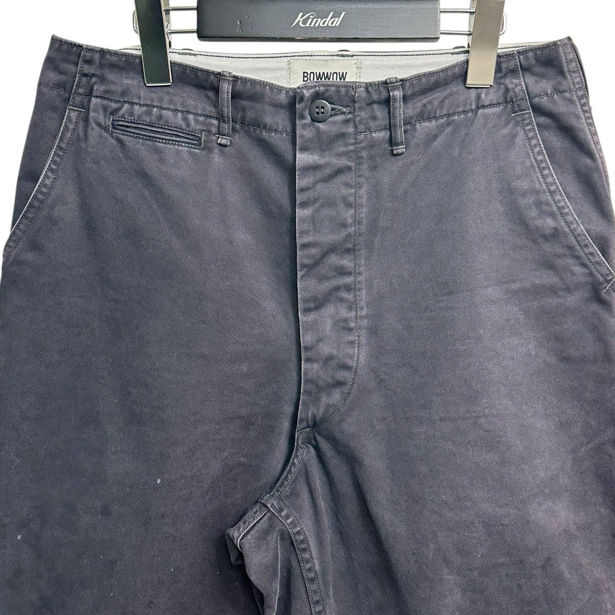 26SSBLACK WORK TROUSERS AGEDヴィンテージ加工チノパンツ
