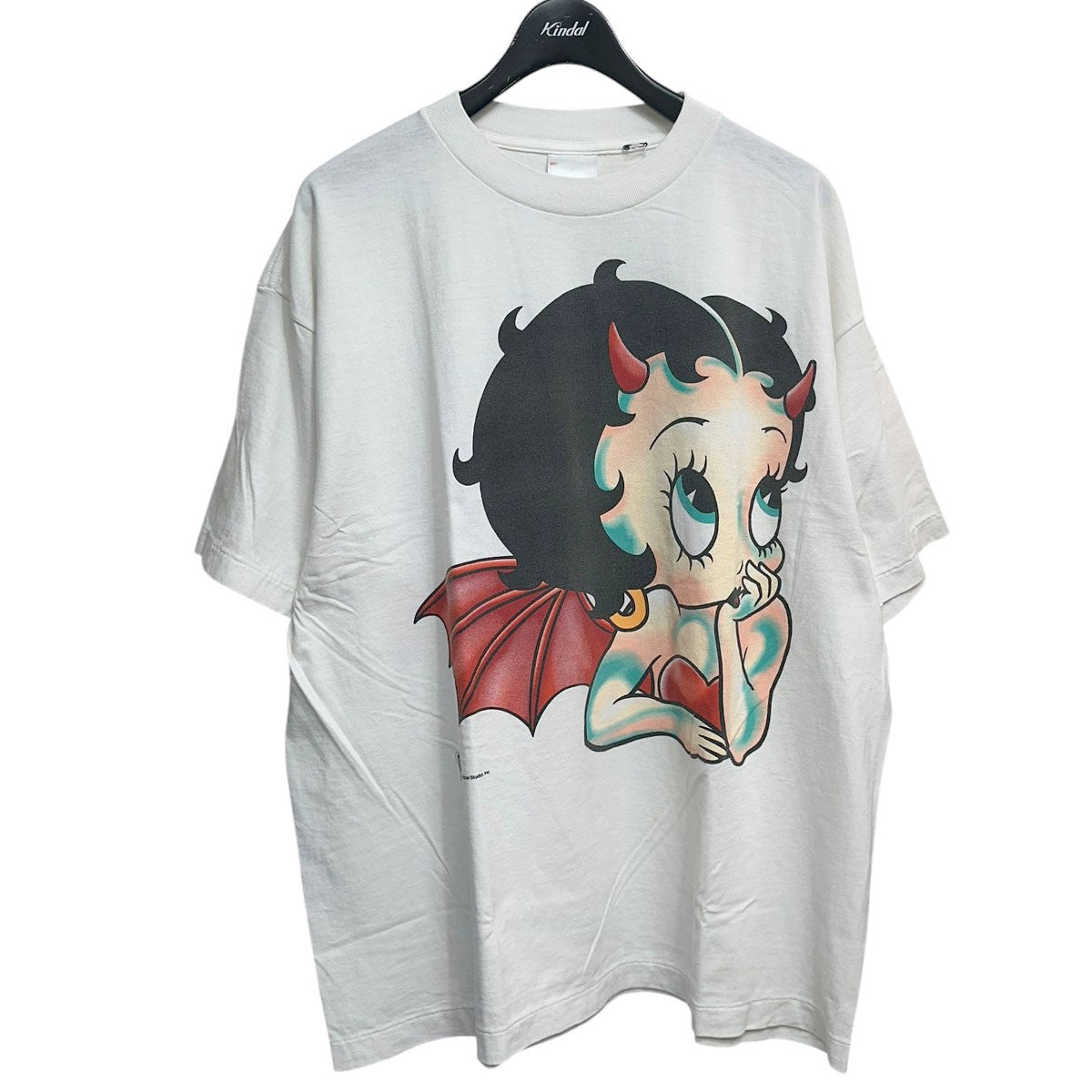 26AWDEVIL BTY SS T-SHIRTBetty Boop デビルプリントTシャツSM-MK1-0000-C12