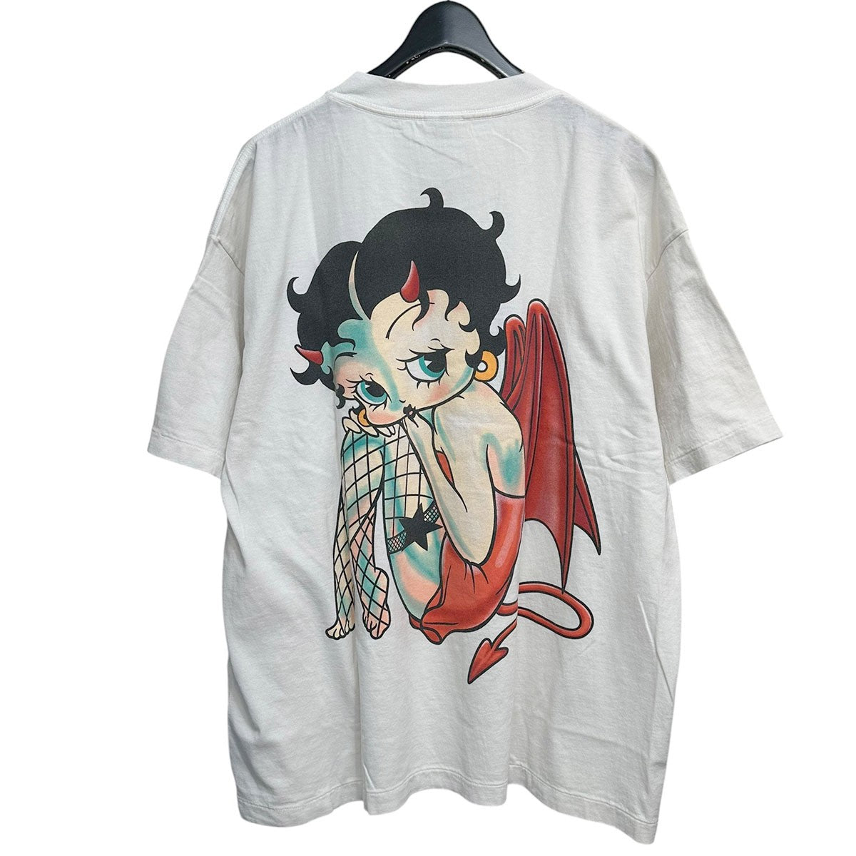 26AWDEVIL BTY SS T-SHIRTBetty Boop デビルプリントTシャツSM-MK1-0000-C12